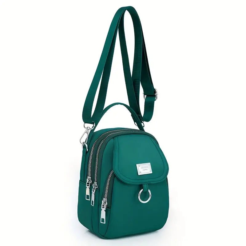 Fiona - Klassische Messenger - Tasche - Hellblau - 