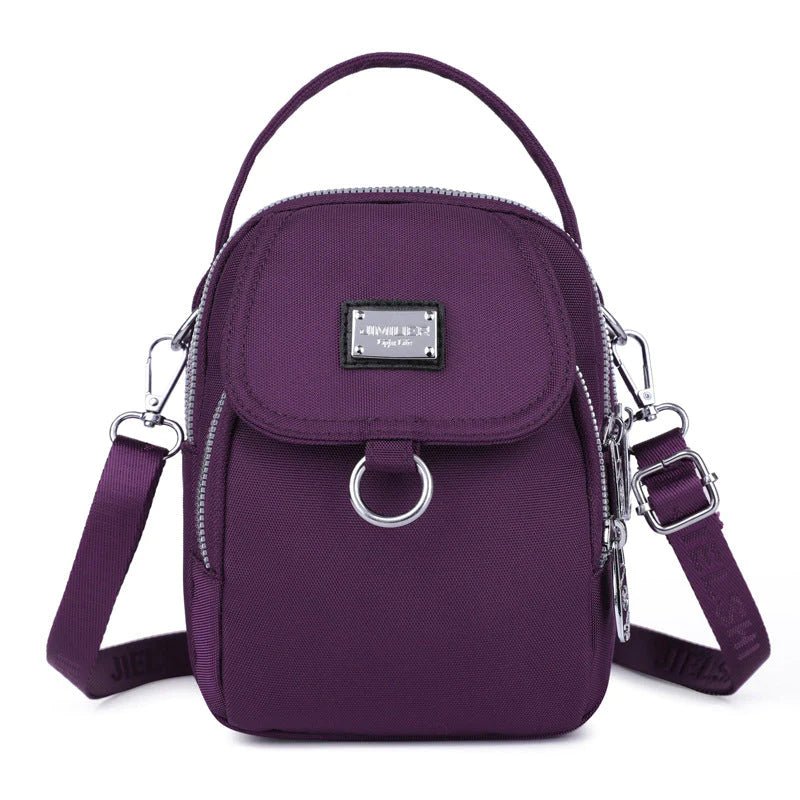 Fiona - Klassische Messenger - Tasche - Lila - 