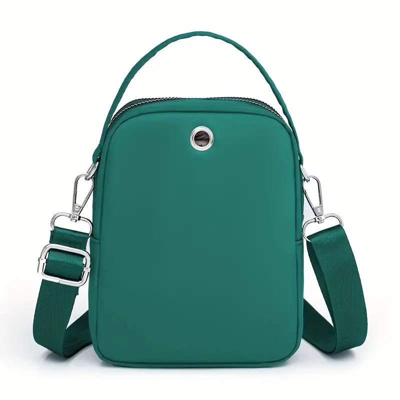 Fiona - Klassische Messenger - Tasche - Hellblau - 