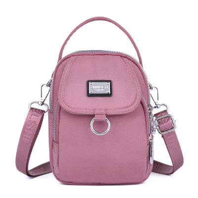 Fiona - Klassische Messenger - Tasche - Rosa - 