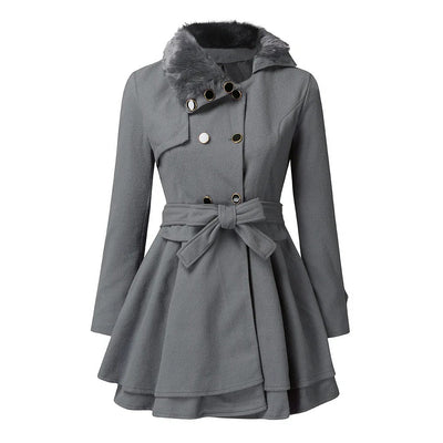 Flora - Schicker Trenchcoat - Grau - S - 