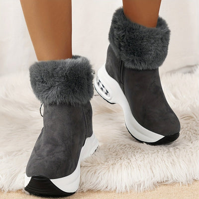 FrostBelle 2.0 - Winterstiefel mit seitlichem Reißverschluss - Grau - 36 - 