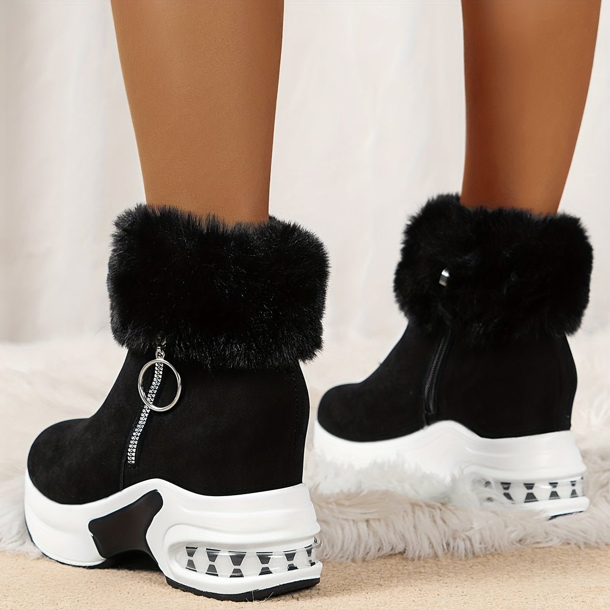 FrostBelle 2.0 - Winterstiefel mit seitlichem Reißverschluss - Grau - 36 - 