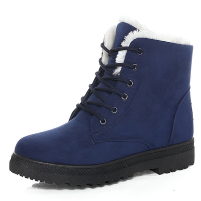 Frosto - Gemütliche und Robuste Winterstiefel - Blau - 35 - 