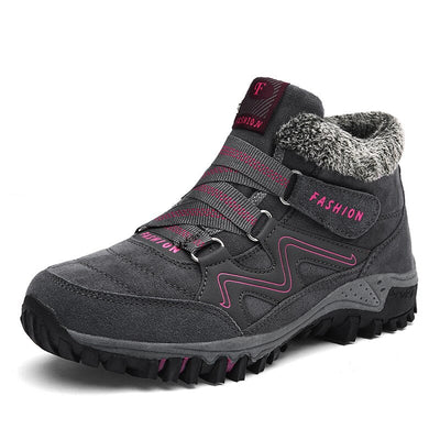 FrostoFit - Orthopedische Winter Schoenen - Grau/Rosa - 35 - 