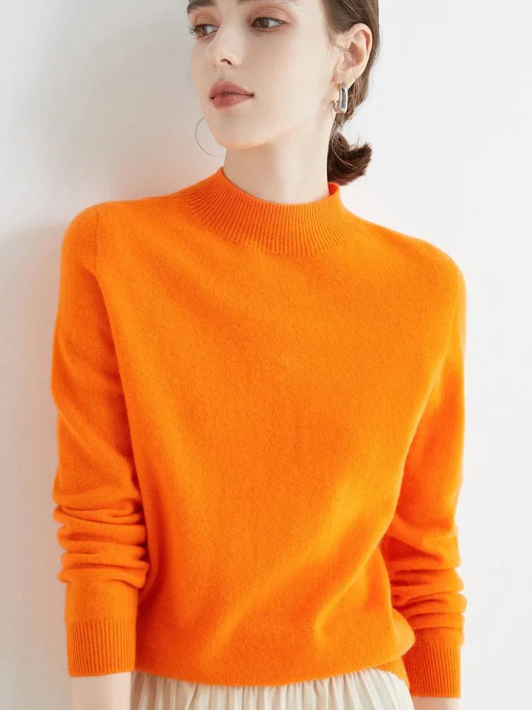 Gilda - Modischer Pullover - Orange - XS - 