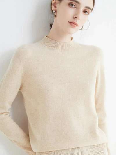 Gilda - Modischer Pullover - Beige - XS - 