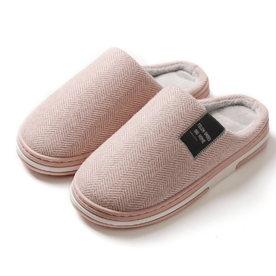 Gunther - Bequeme Herrenhausschuhe - Rosa - 36 - 37 - 