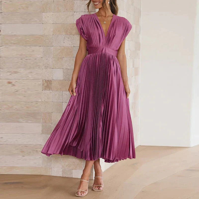 Hana - Sexy Maxi - Kleid - Lila - S - 