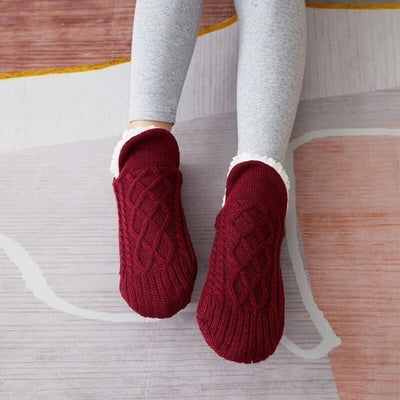 HappyFeet - Thermosocken - Rot - 24 - 