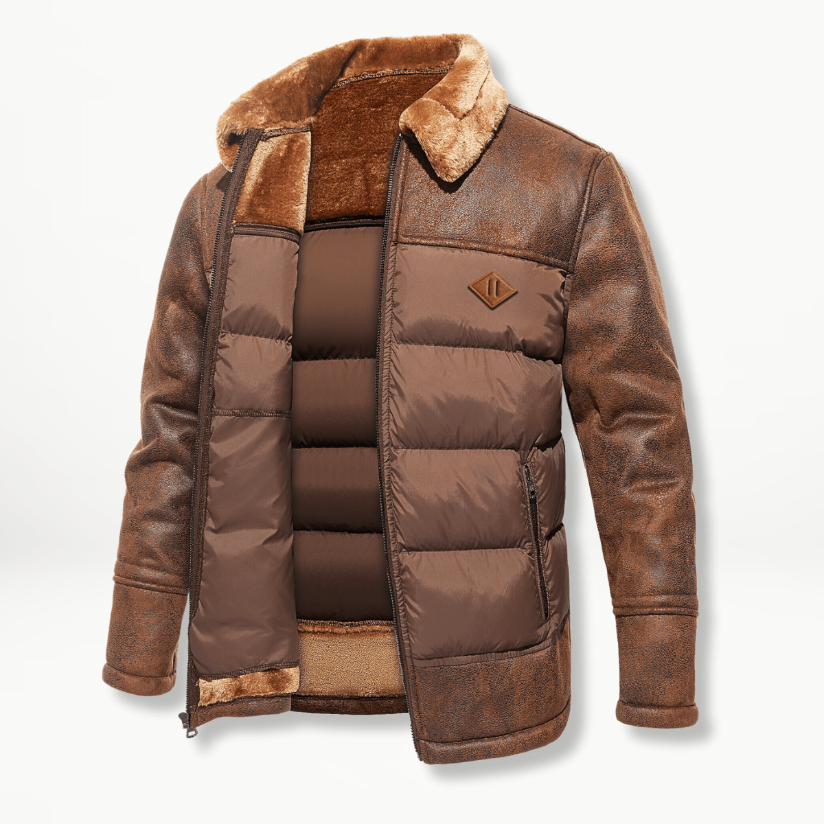 Harrison 2.0 - Winterjacke für Männer - Braun - S - 