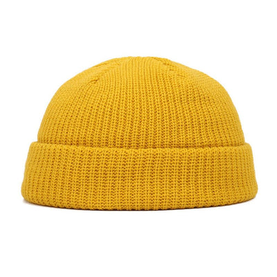 HatVibe - Unisex - Strickmütze - Gelb - 