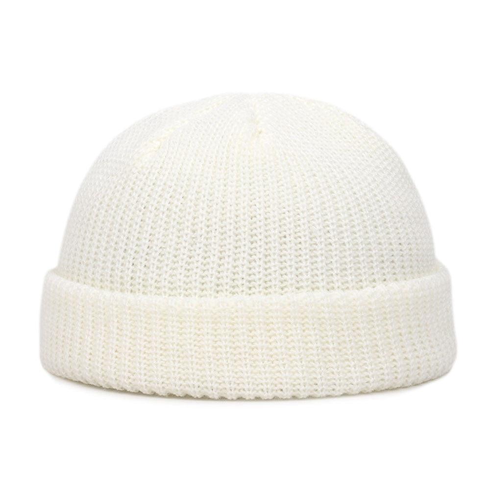 HatVibe - Unisex - Strickmütze - Weiß - 