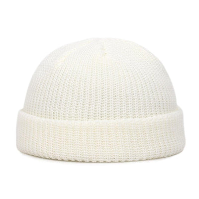 HatVibe - Unisex - Strickmütze - Weiß - 