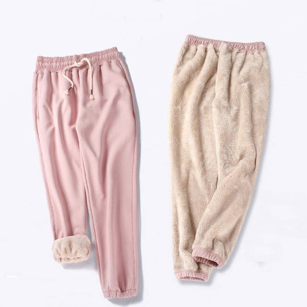 Hazel - Bequeme Fleece - Sweatpants - Gelb - S - 