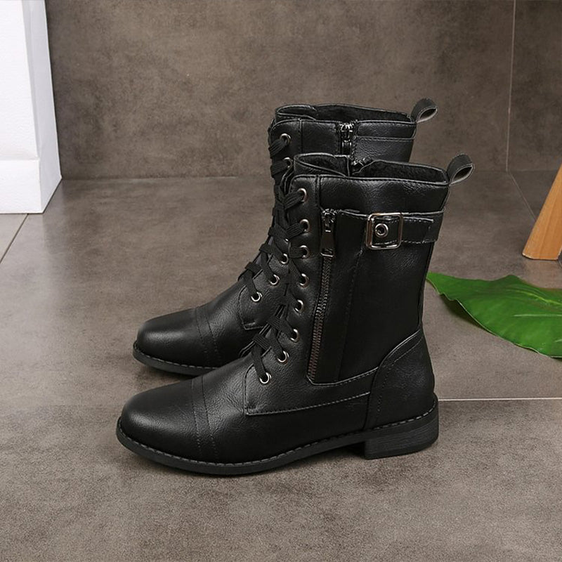 Hazel - Orthopädische modische Stiefel - Schwarz - 35 - 