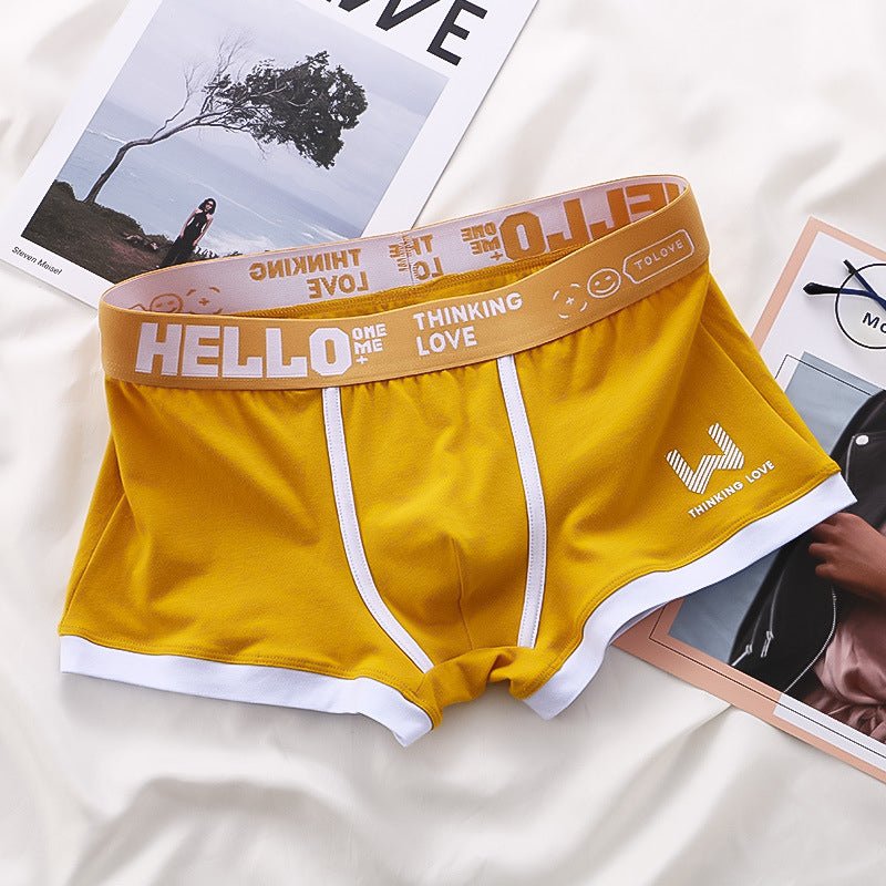 HELLO - Boxershorts (2+1 Gratis) - Gelb - M - 