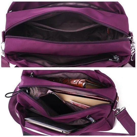 Holly - Stilvolle Diebstahlschutz Tasche - Lila - 