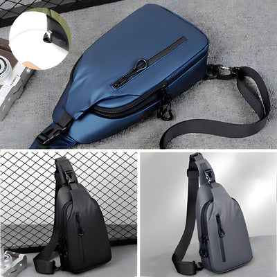 HydroSling 2.0 - Wasserdichte Brusttasche für Männer - Blau - 