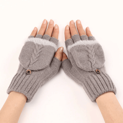 IceFit - Winter Umwandelbare Handschuhe - Grau - Einheitsgröße - 