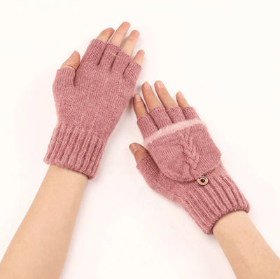 IceFit - Winter Umwandelbare Handschuhe - Rosa - Einheitsgröße - 