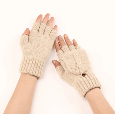 IceFit - Winter Umwandelbare Handschuhe - Beige - Einheitsgröße - 