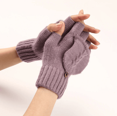 IceFit - Winter Umwandelbare Handschuhe - Lila - Einheitsgröße - 