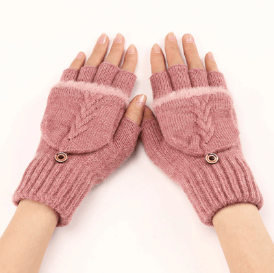 IceFit - Winter Umwandelbare Handschuhe - Rosa - Einheitsgröße - 