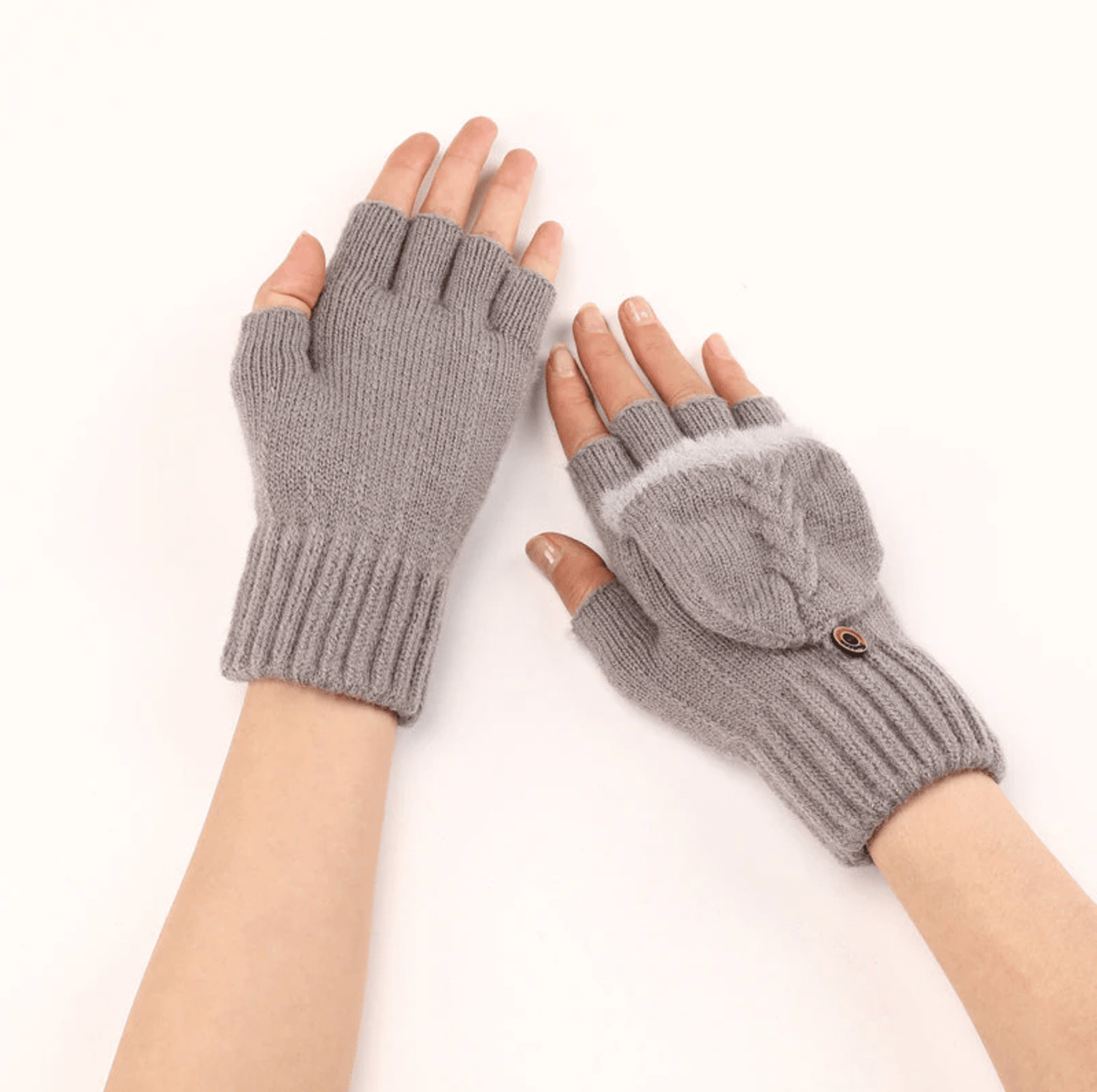 IceFit - Winter Umwandelbare Handschuhe - Grau - Einheitsgröße - 