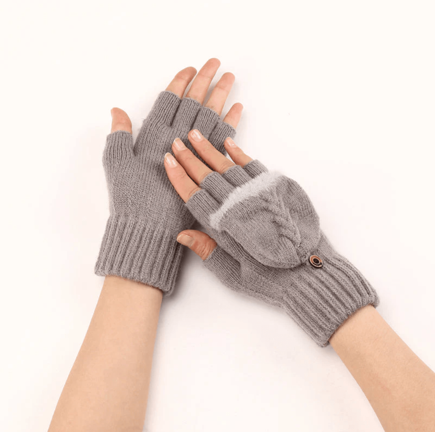 IceFit - Winter Umwandelbare Handschuhe - Grau - Einheitsgröße - 