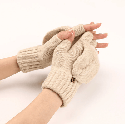 IceFit - Winter Umwandelbare Handschuhe - Beige - Einheitsgröße - 