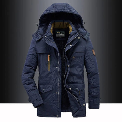 ICON Jacke - Stylische warme Fleecejacke - Blau - M - 50% RABATT