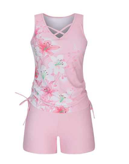 Imara - Trendy Tankini - Badeanzug - Rosa - S - 