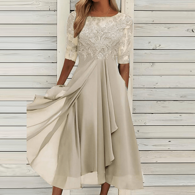 Jaimy | Schickes Sommerkleid - Lila - S - 