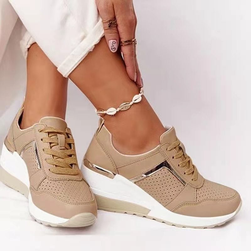 Jessica - Der ultimative Newcomer unter den orthopädischen Schuhen 2023 - Khaki - 35 - 