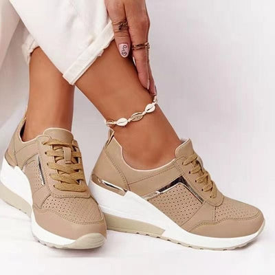 Jessica - Der ultimative Newcomer unter den orthopädischen Schuhen 2023 - Khaki - 35 - 