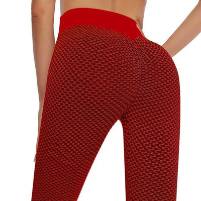 Jona | Hebe - Leggings mit hoher Taille - Rot - S - 