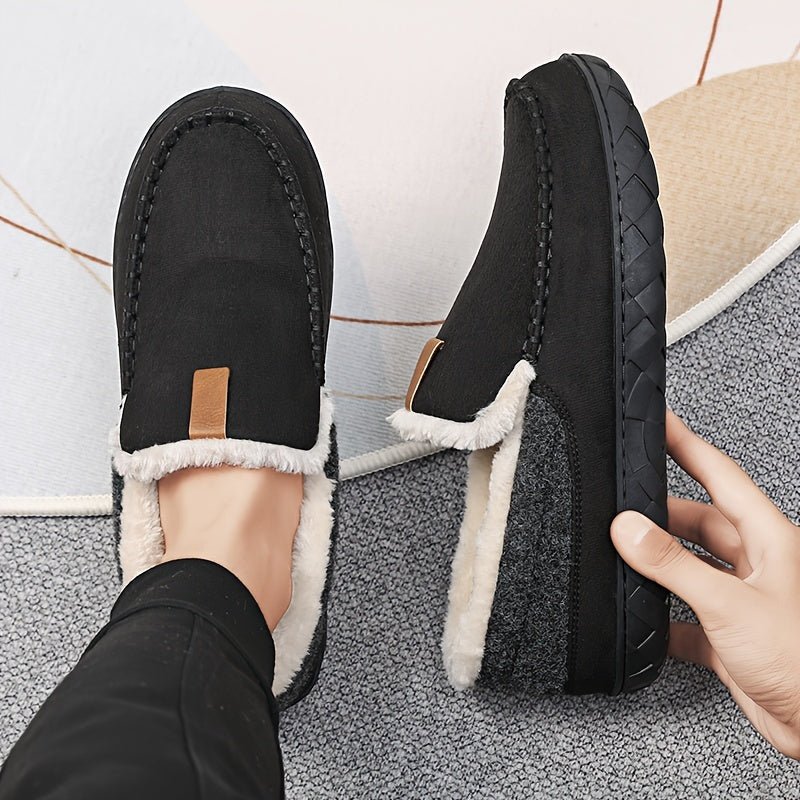 Lars – Warme Hausschuhe aus Wollfutter - Loafers - Temala