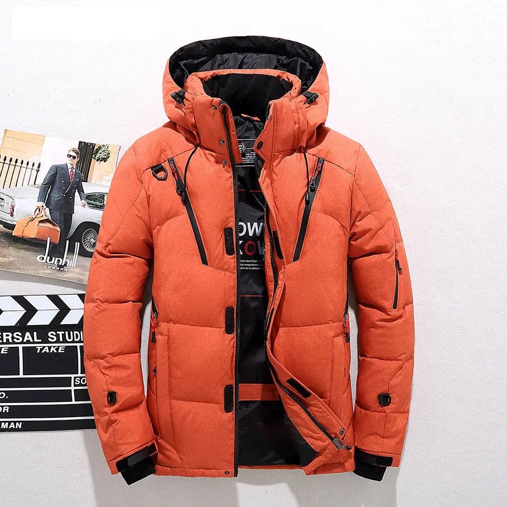 Leon - Gemütliche Steppjacke - Orange - S - 