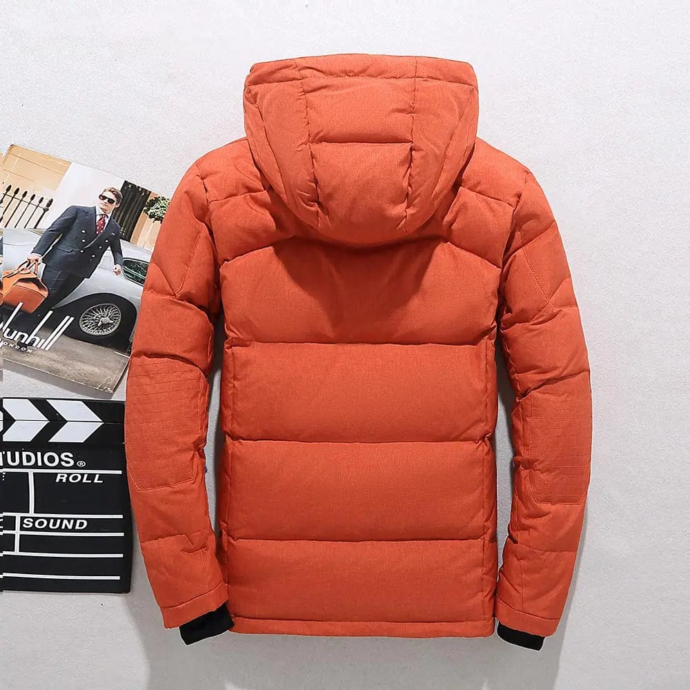 Leon - Gemütliche Steppjacke - Orange - S - 