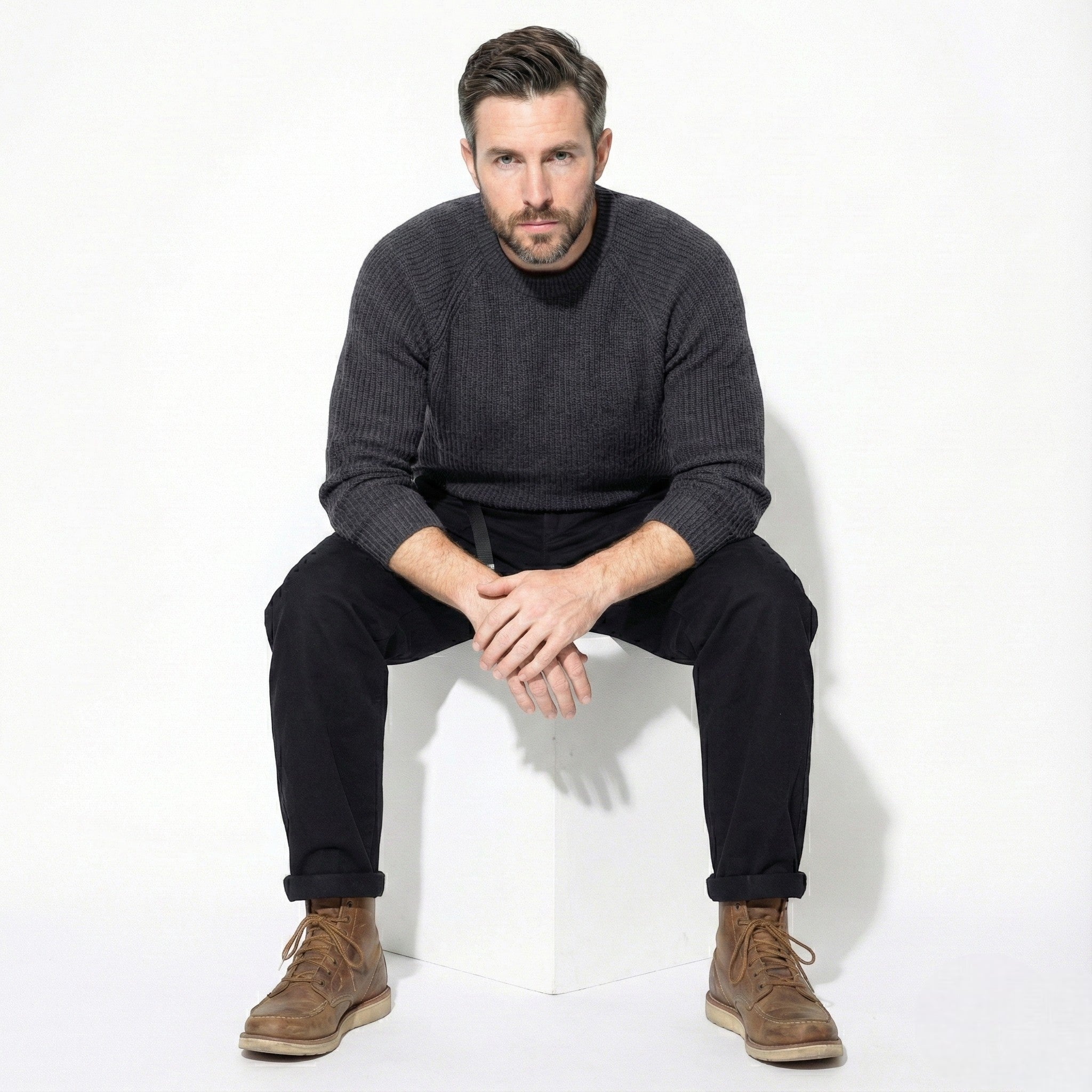 Leon – Herren Baumwolle Cargo Hose mit geradem Schnitt - Hosen - Temala