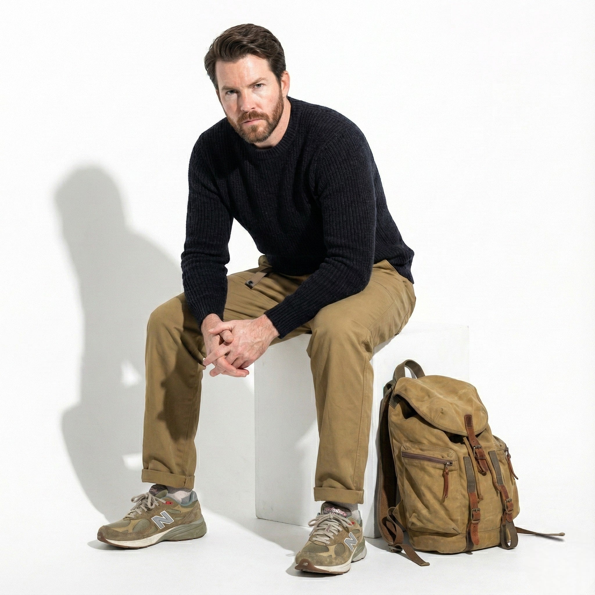 Leon – Herren Baumwolle Cargo Hose mit geradem Schnitt - Hosen - Temala