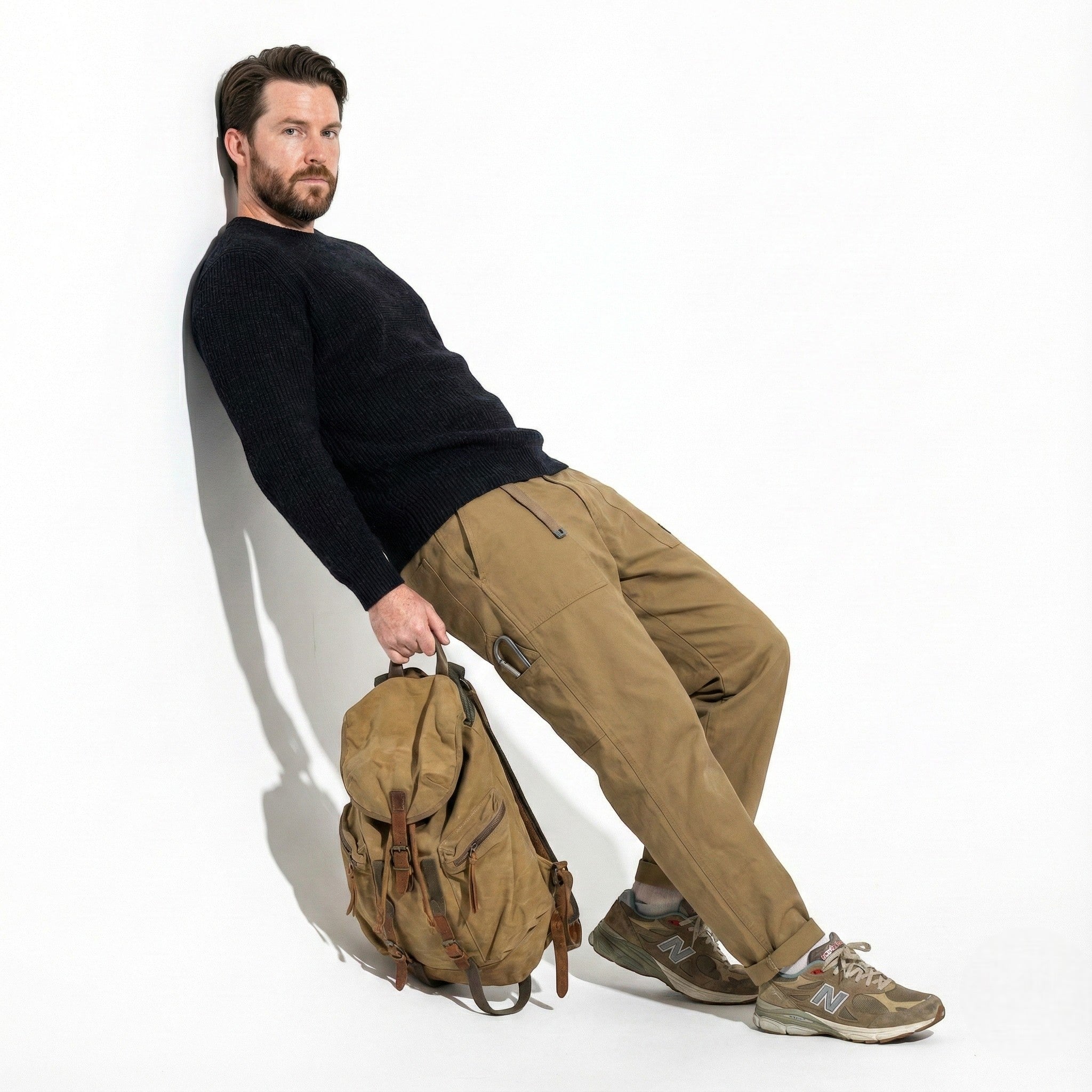 Leon – Herren Baumwolle Cargo Hose mit geradem Schnitt - Hosen - Temala