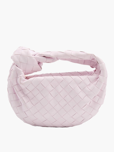 Lia – Geflochtene Mini - Tasche - Rosa - 