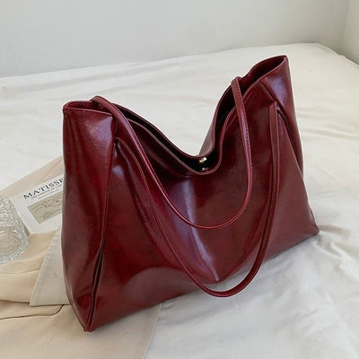 Liana - Elegante Tasche - Kastanienbraun - 