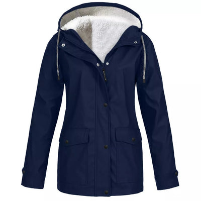 Lilli - Wetterfeste Regenjacke - Dunkelblau - S - 