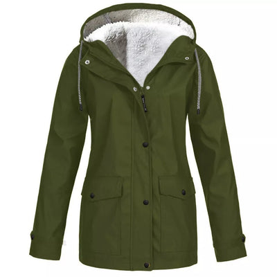 Lilli - Wetterfeste Regenjacke - Grün - S - 