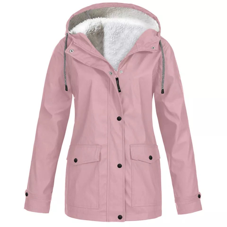 Lilli - Wetterfeste Regenjacke - Rosa - S - 