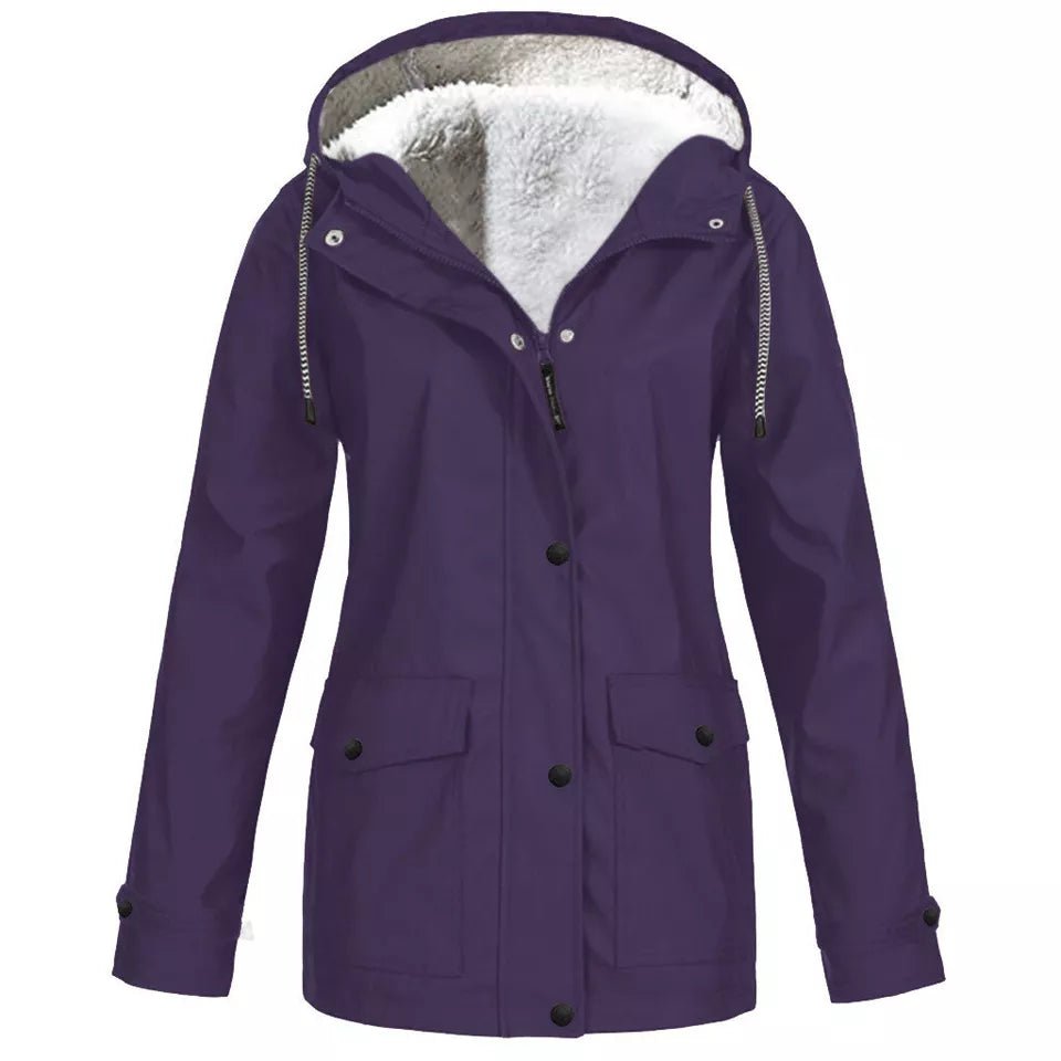 Lilli - Wetterfeste Regenjacke - Lila - S - 