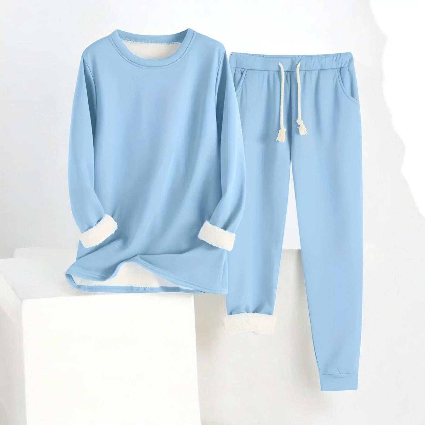 Lilly - Thermofleece - Set - Hellblau - S - 